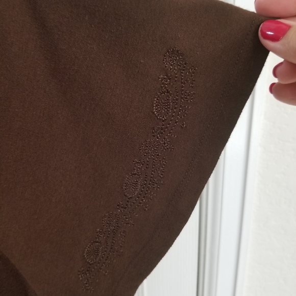 Embroidered brown 👚 - Picture 3 of 5